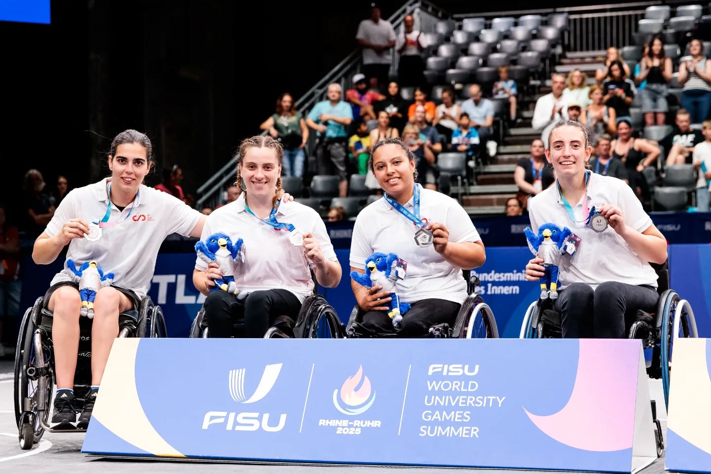 La navarra Beatriz Zudaire se cuelga la plata en los Juegos Mundiales Universitarios de Verano FISU 2025